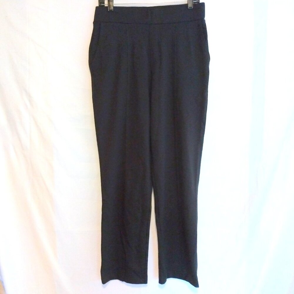 Matty M Charcoal Gray Work Pants M Minimalist Workwear Office Essentials Stretch